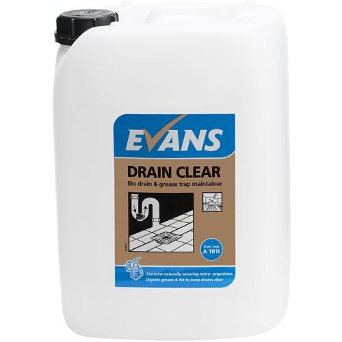 Drain Clear - Bio Drain and Grease Trap Maintainer - 1Evans - 0L